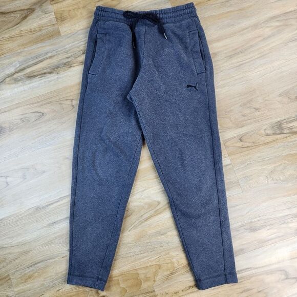 💜Puma Dark Gray Drawstring Sweatpants Small - Picture 2 of 8